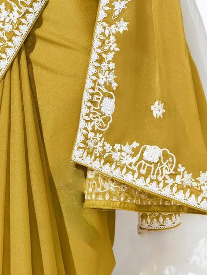 Wedding Wear Vichitra Saree
