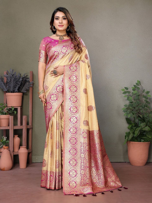 Wedding Wear Viscose Silk Saree