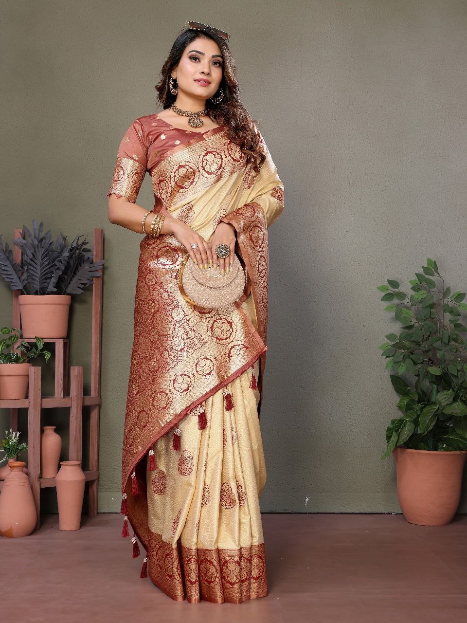 Wedding Wear Viscose Silk Saree