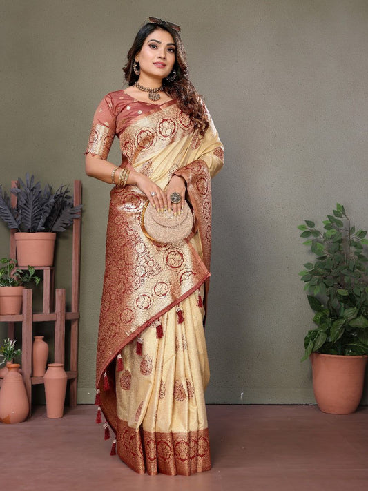 Wedding Wear Viscose Silk Saree