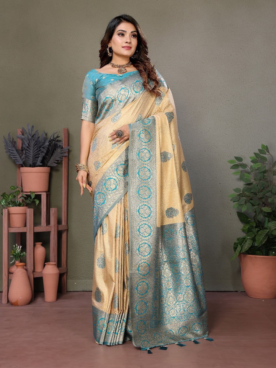 Wedding Wear Viscose Silk Saree