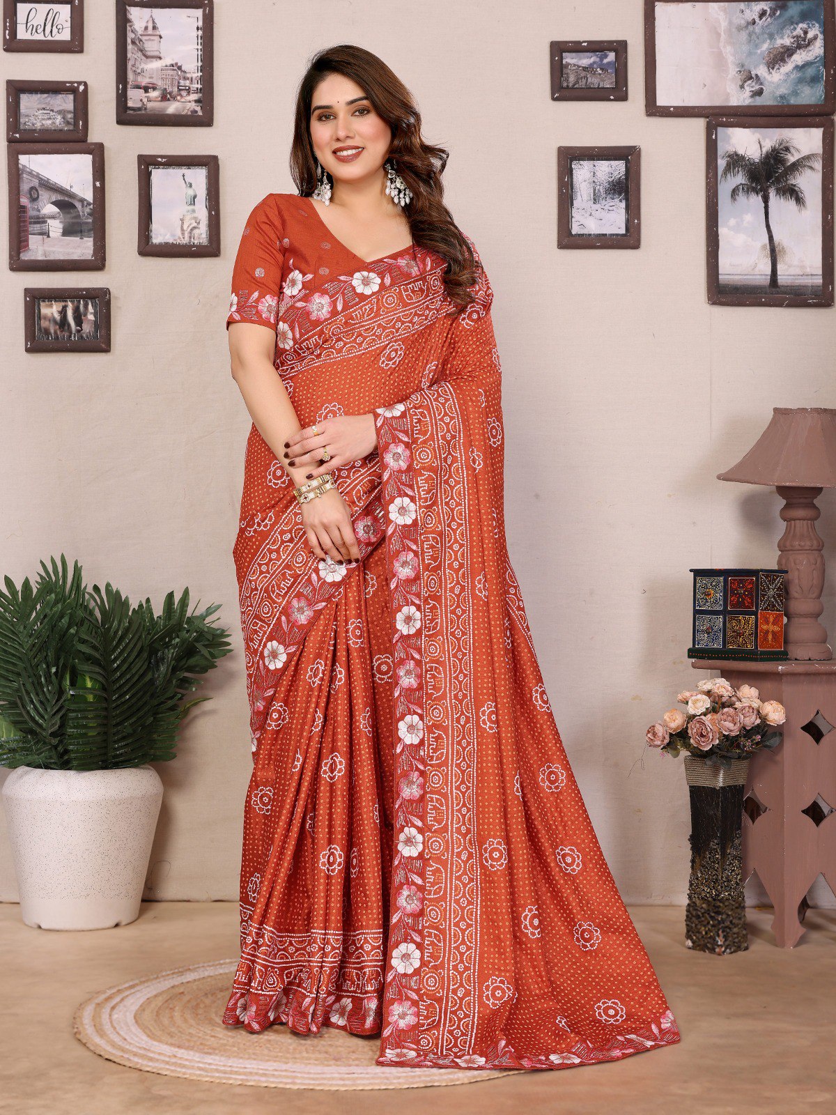 Wedding Wear vichitra Saree