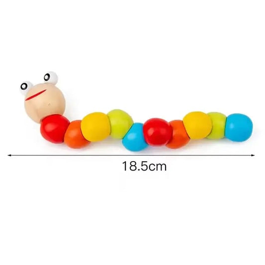 Wooden Twist Caterpillar