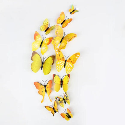pack 12 3D Butterfly