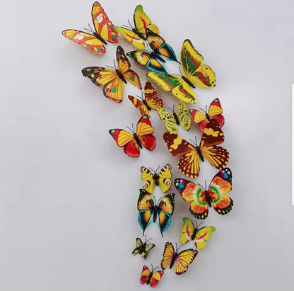 pack 12 3D Butterfly