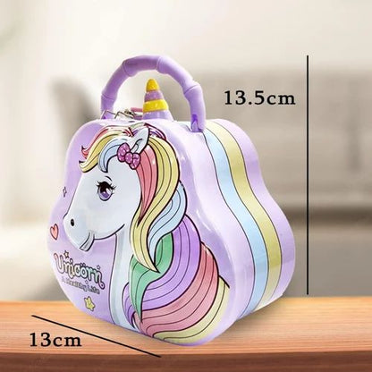 Metal Unicorn Coin Box For Kids