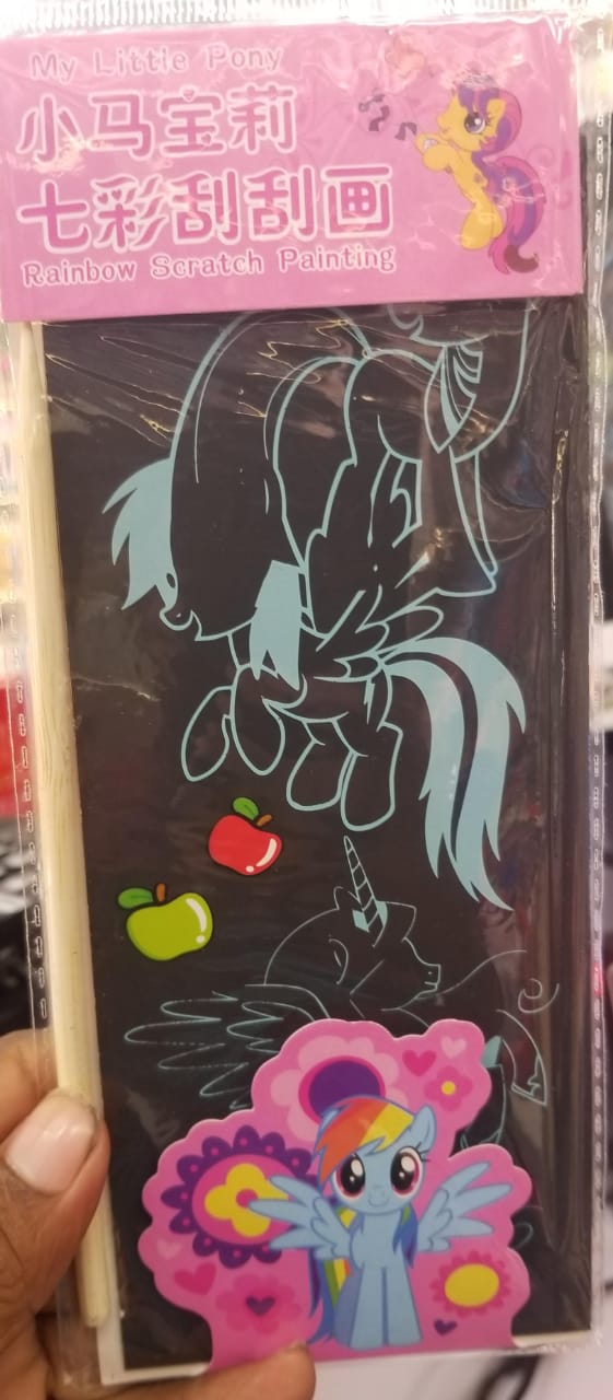 Newly Rainbow Scratch Painting