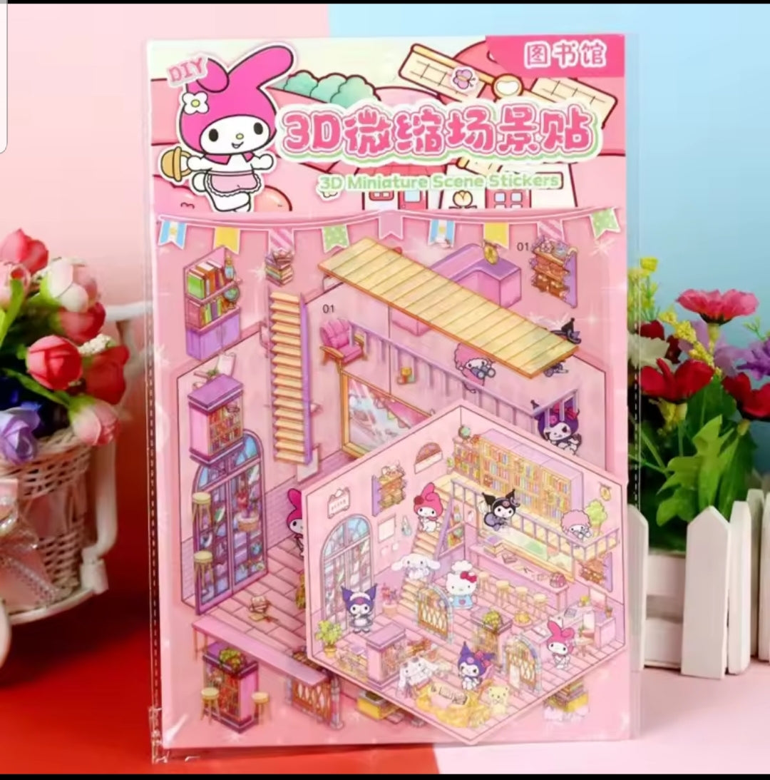 Handmade 3D Stacking Sticker