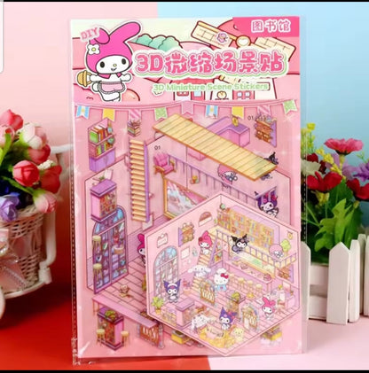 Handmade 3D Stacking Sticker