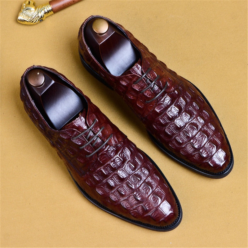 Full Grain Leather Business Men Dress Shoes
