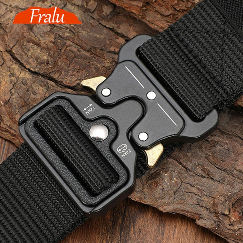 big size Belt Male Tactical military Canvas Belt