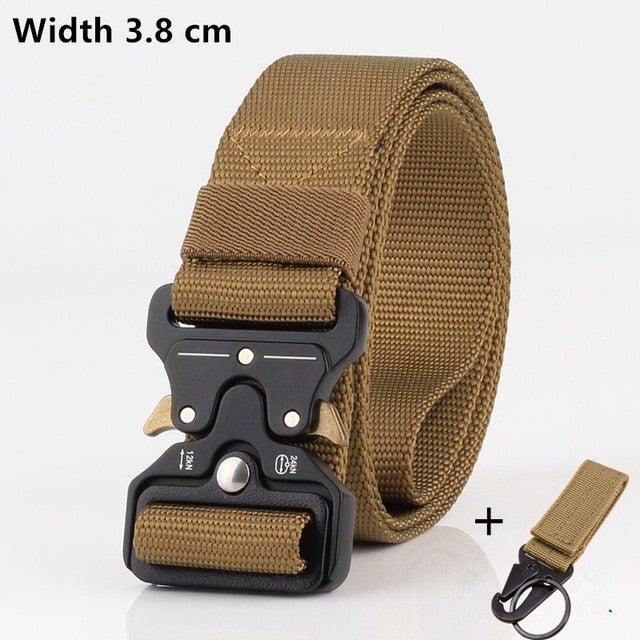 big size Belt Male Tactical military Canvas Belt