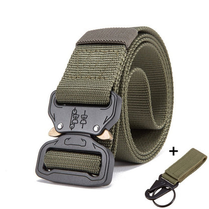 big size Belt Male Tactical military Canvas Belt
