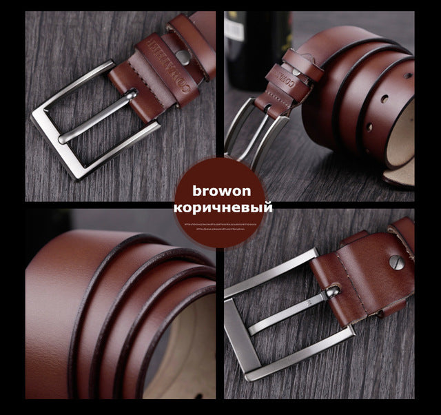 COWATHER men belt genuine leather