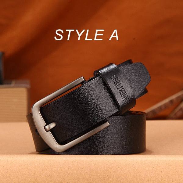 men belt male high quality leather belt