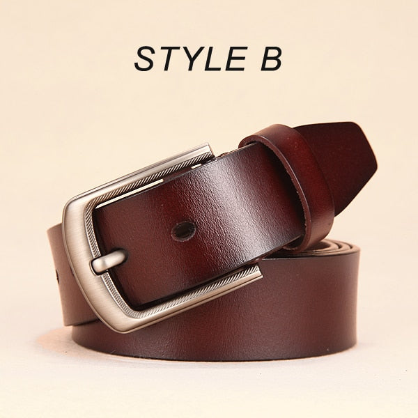 men belt male high quality leather belt