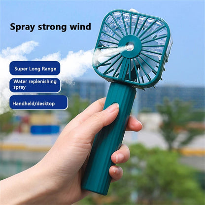 DESKTOP SPRAY FAN rechargeable