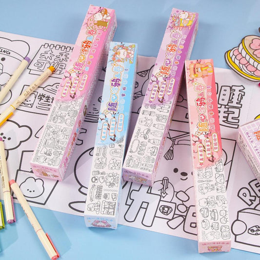 Coloring Paper Roll