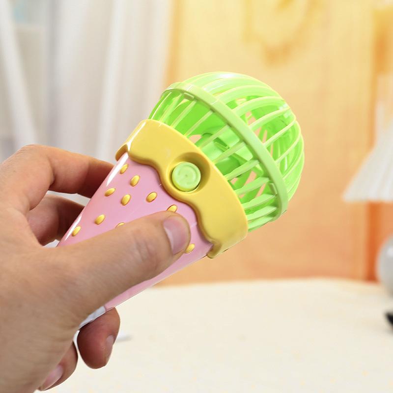 ICE-CREAM HAND FAN