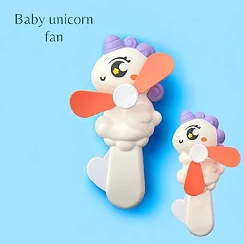 Unicorn Hand Fan