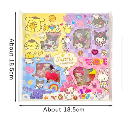 100 Piece  Waterproof Transparent Stickers Set