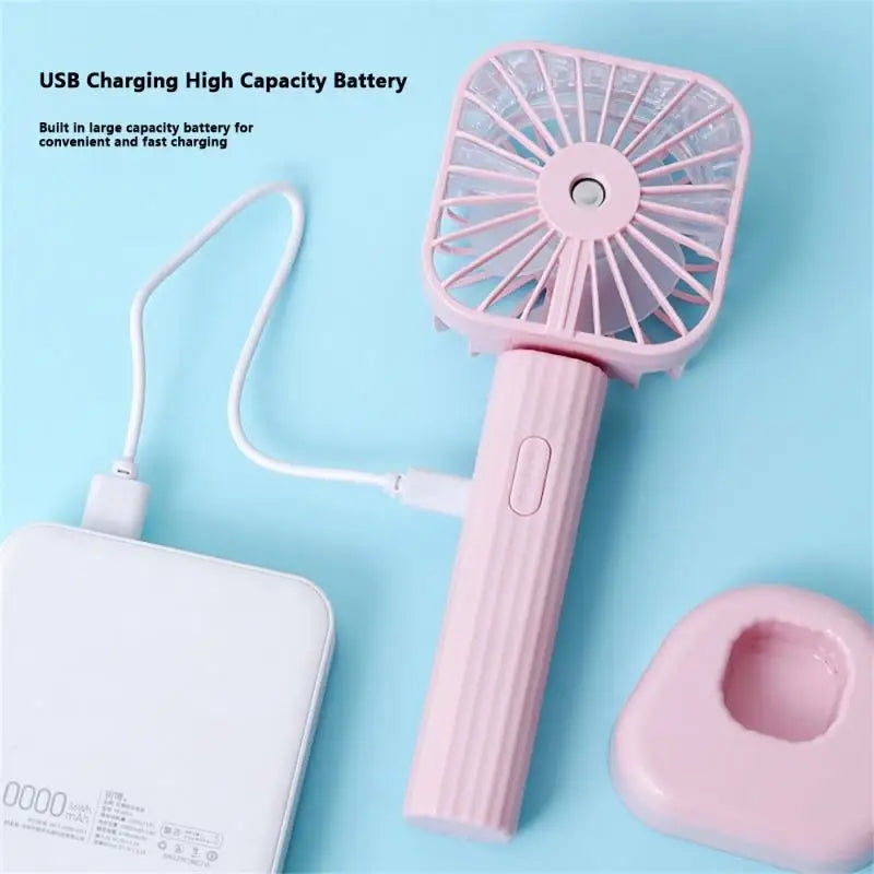DESKTOP SPRAY FAN rechargeable