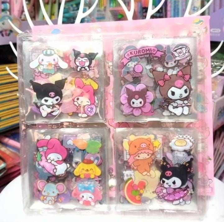 100 Piece  Waterproof Transparent Stickers Set