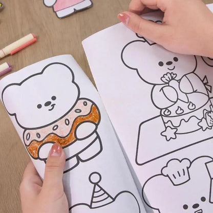Coloring Paper Roll