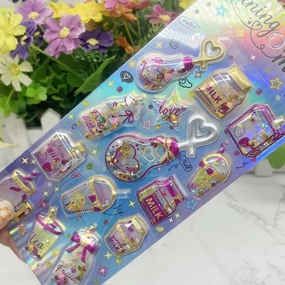 Shiny water glitter  Sticker