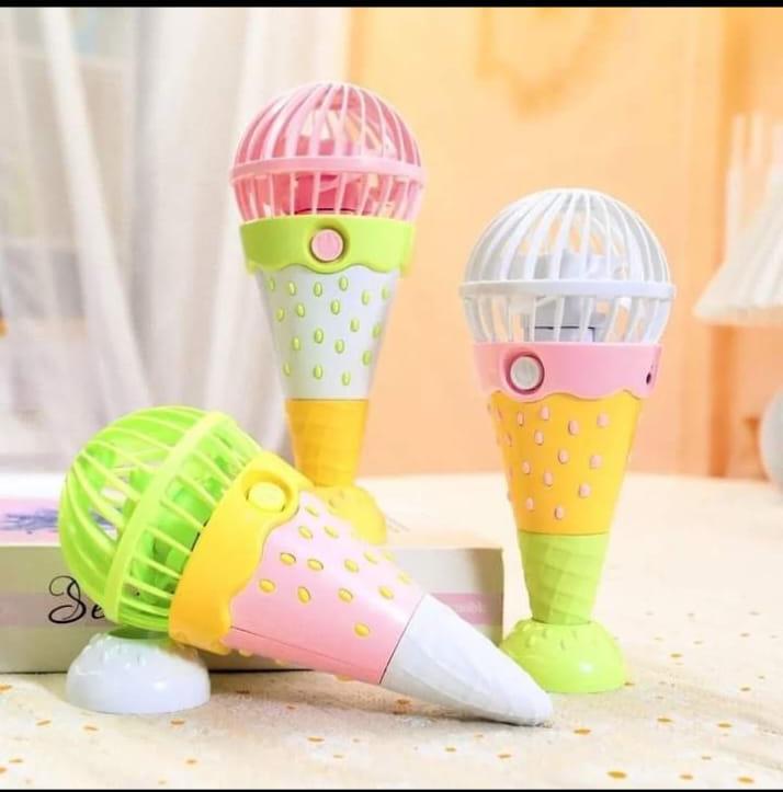 ICE-CREAM HAND FAN