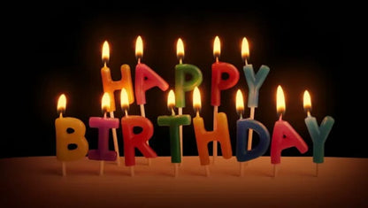 Happy Birthday Candels