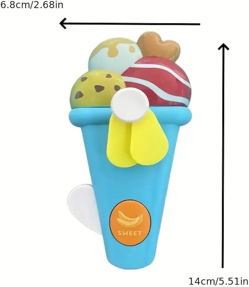 Ice Cream Hand Fan