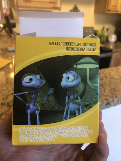 LED Mushroom Night Light Yellow