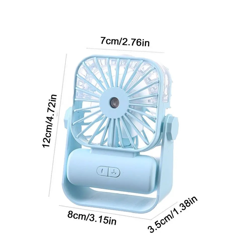 DESKTOP SPRAY FAN rechargeable