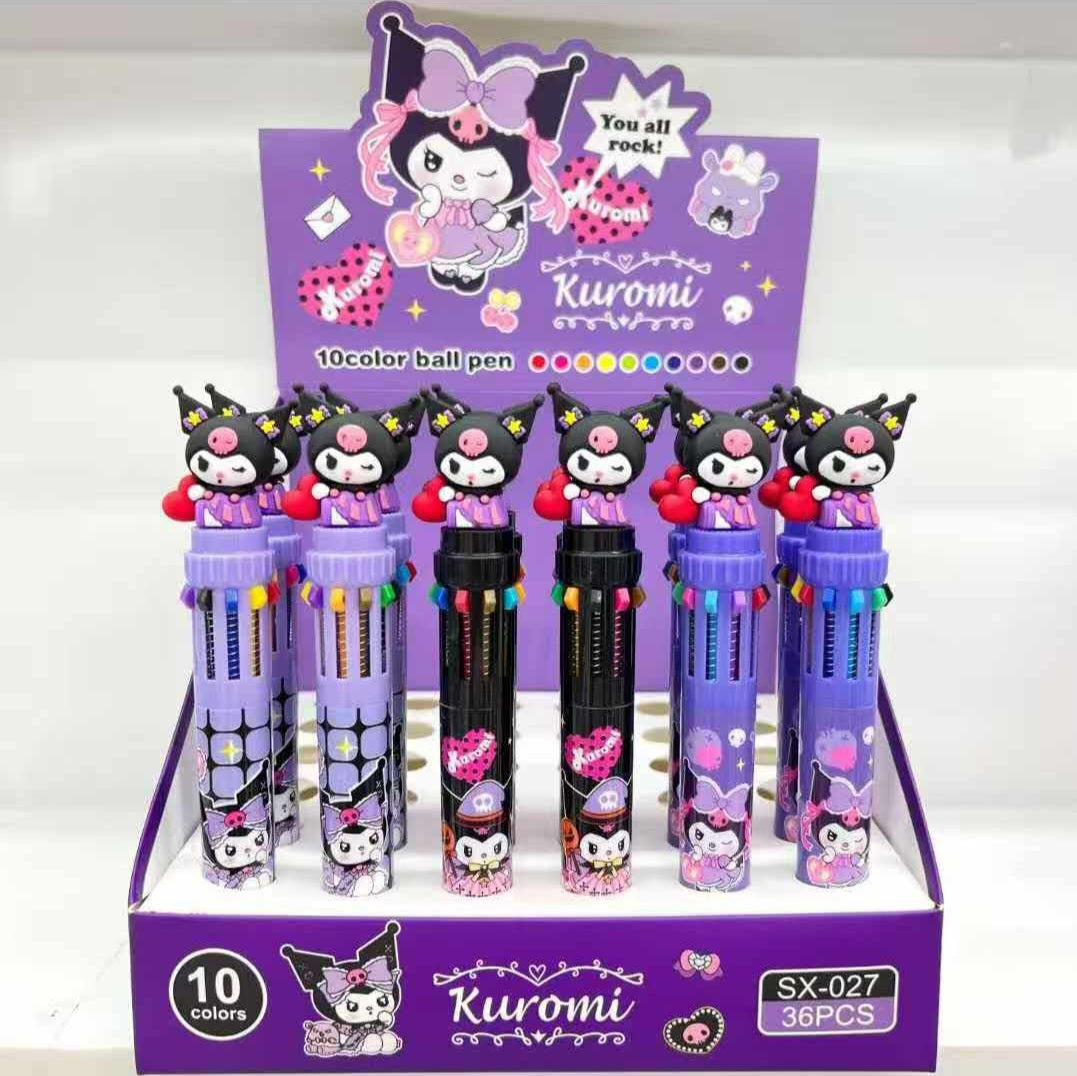 10 colors ball pen Kuromi 1