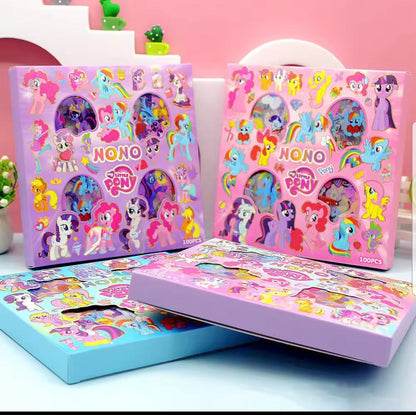 100 Piece  Waterproof Transparent Stickers Set