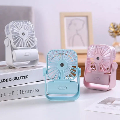 DESKTOP SPRAY FAN rechargeable