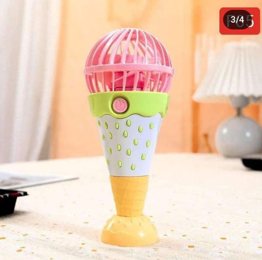 ICE-CREAM HAND FAN